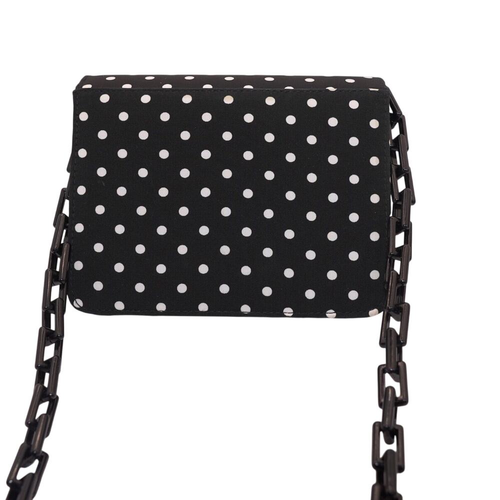 Vanessa Polka Dot Clutch Vtg Glam Girlhoodcore Feminine Crossbody Convertible - Picture 2 of 13